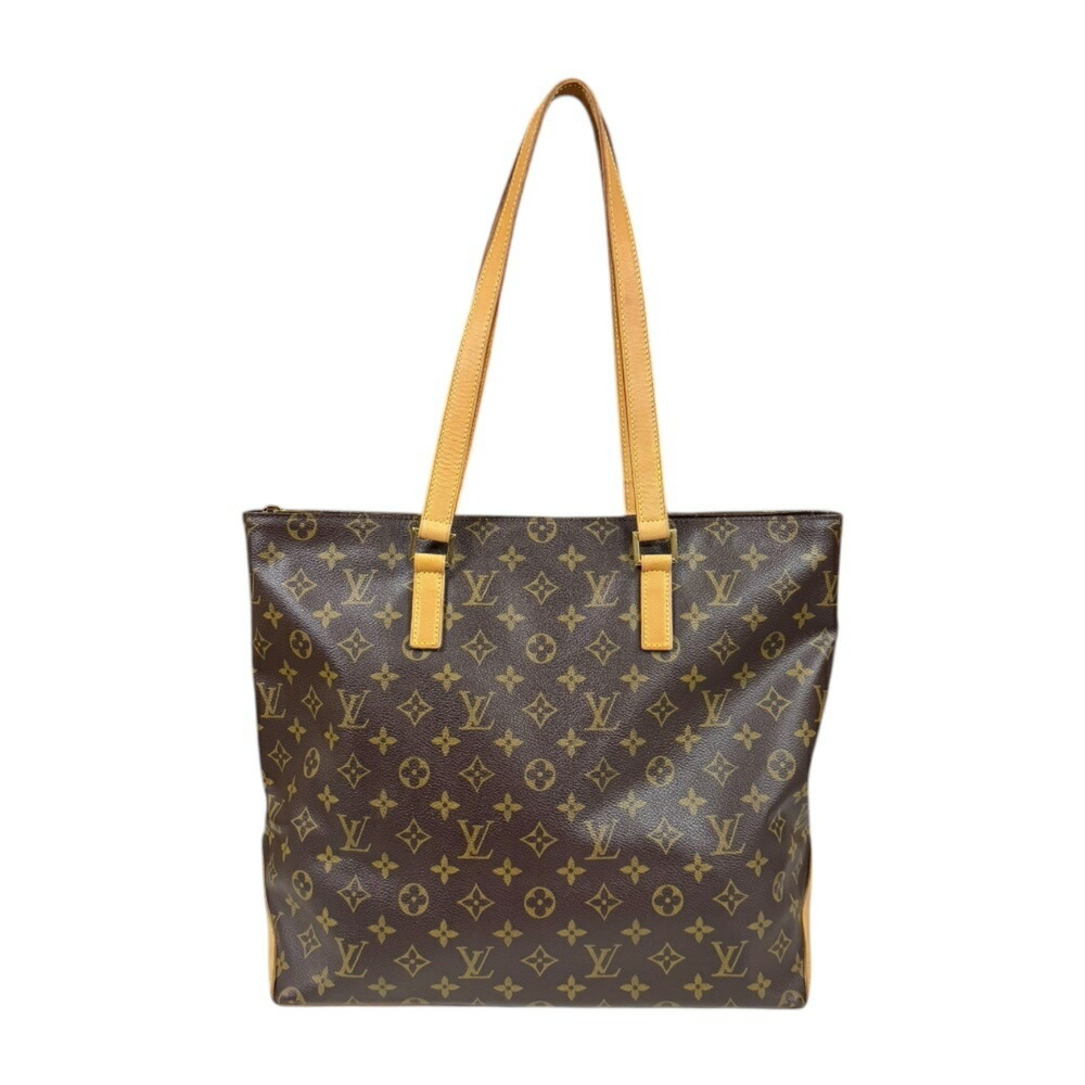 LOUIS VUITTON Authentic Brown Monogram Canvas Tote Bag - Picture 1 of 11